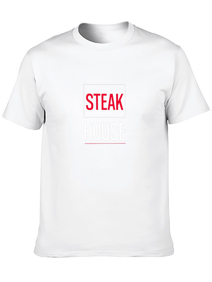 Steak House Graphic Print T-Shirt