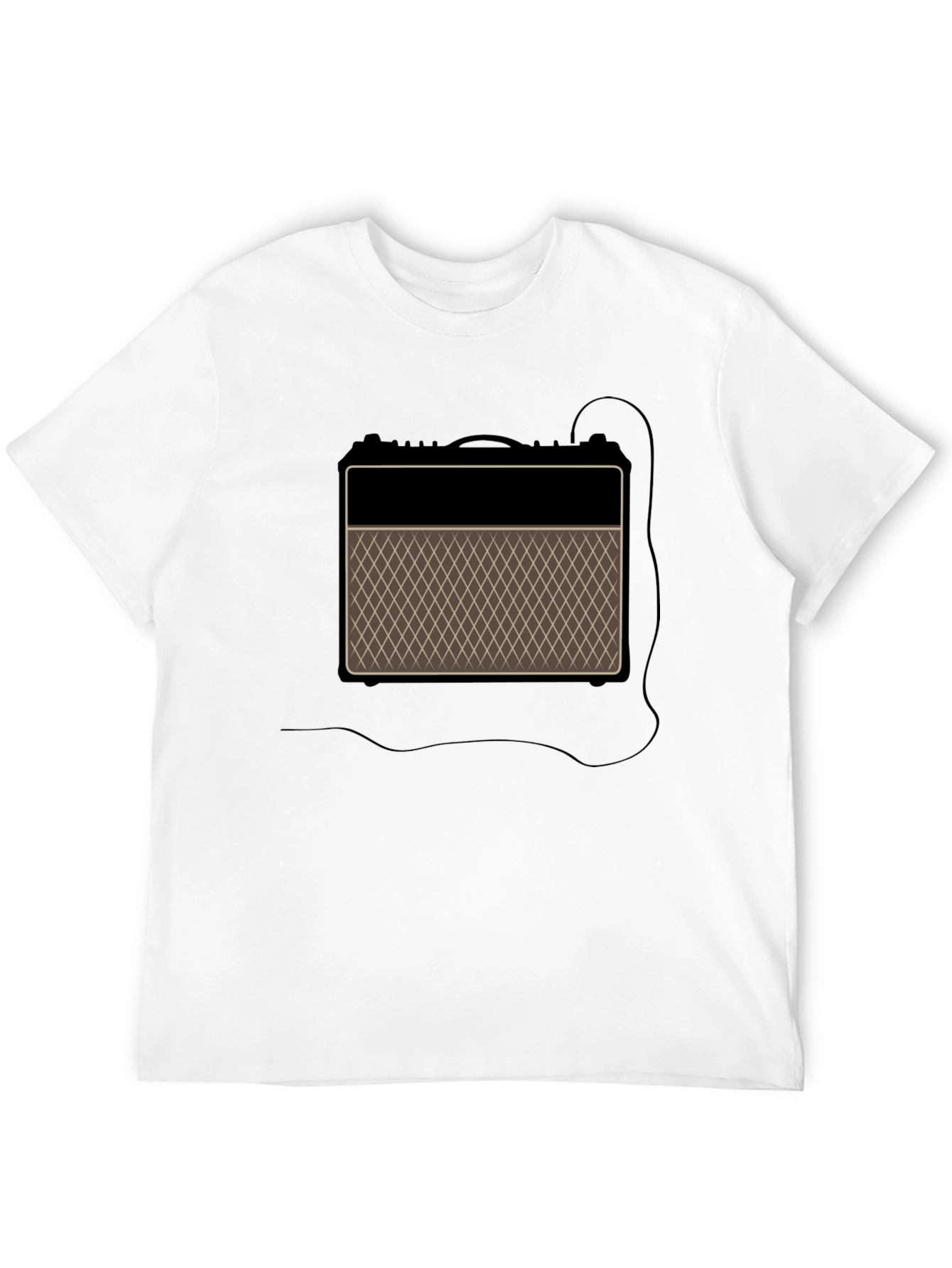 Retro Amp Graphic T-Shirt - Classic Sound Style