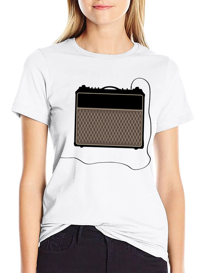 Retro Amp Graphic T-Shirt - Classic Sound Style