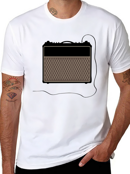 Retro Amp Graphic T-Shirt - Classic Sound Style