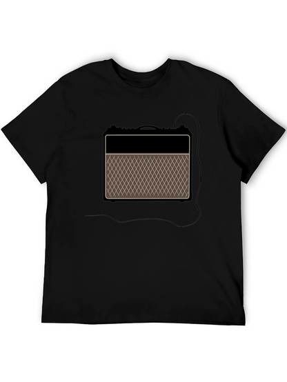 Retro Amp Graphic T-Shirt - Classic Sound Style