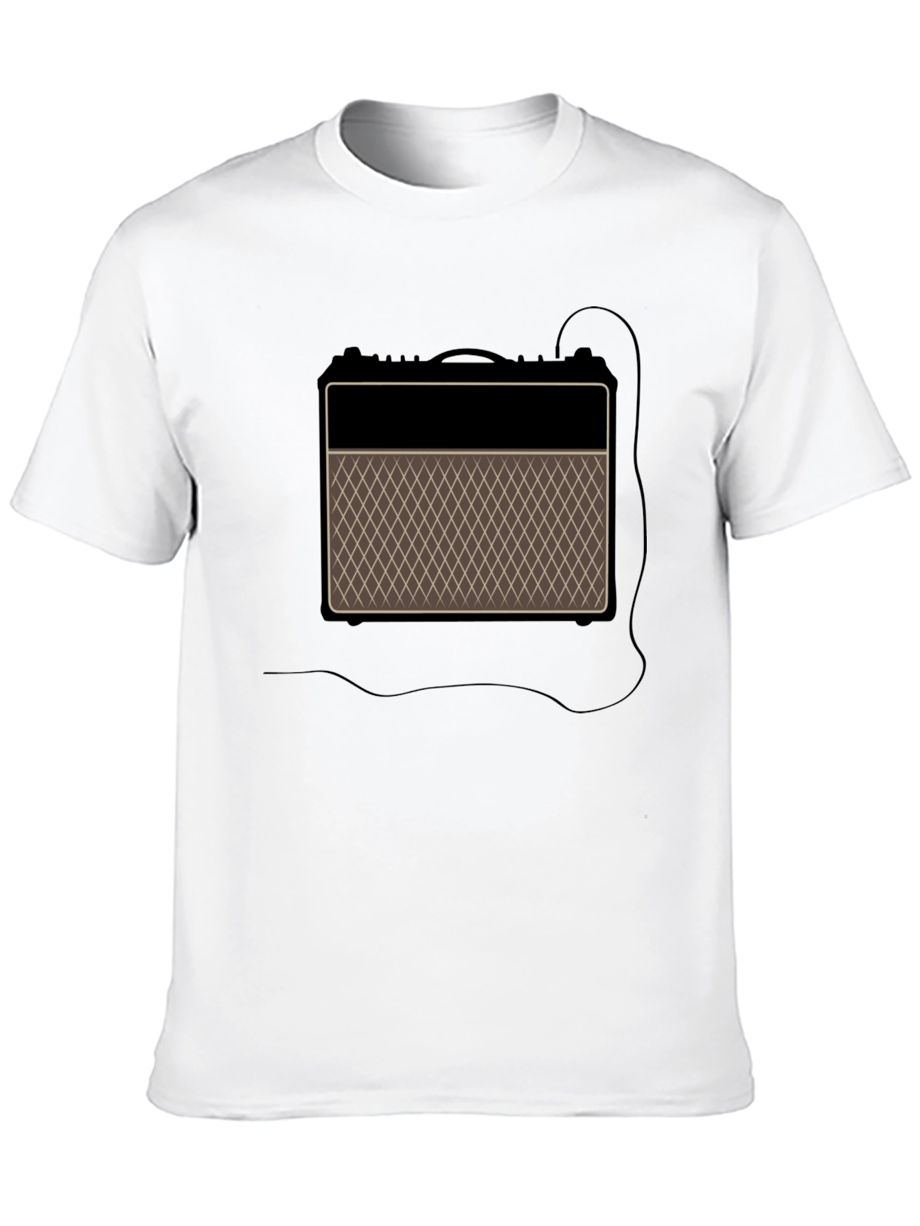 Retro Amp Graphic T-Shirt - Classic Sound Style