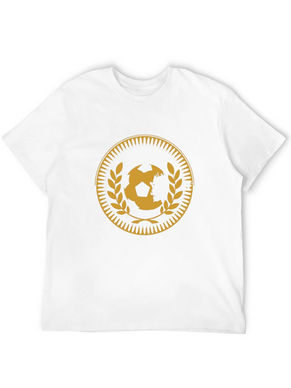 Soccer Ball Medallion Black T-Shirt