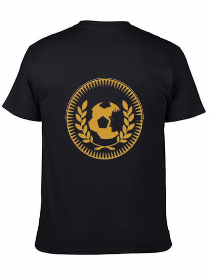 Soccer Ball Medallion Black T-Shirt