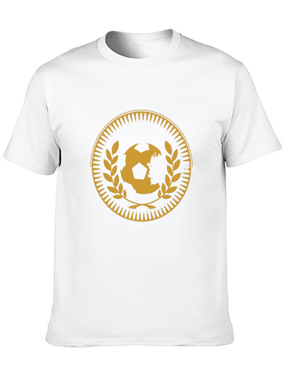 Soccer Ball Medallion Black T-Shirt