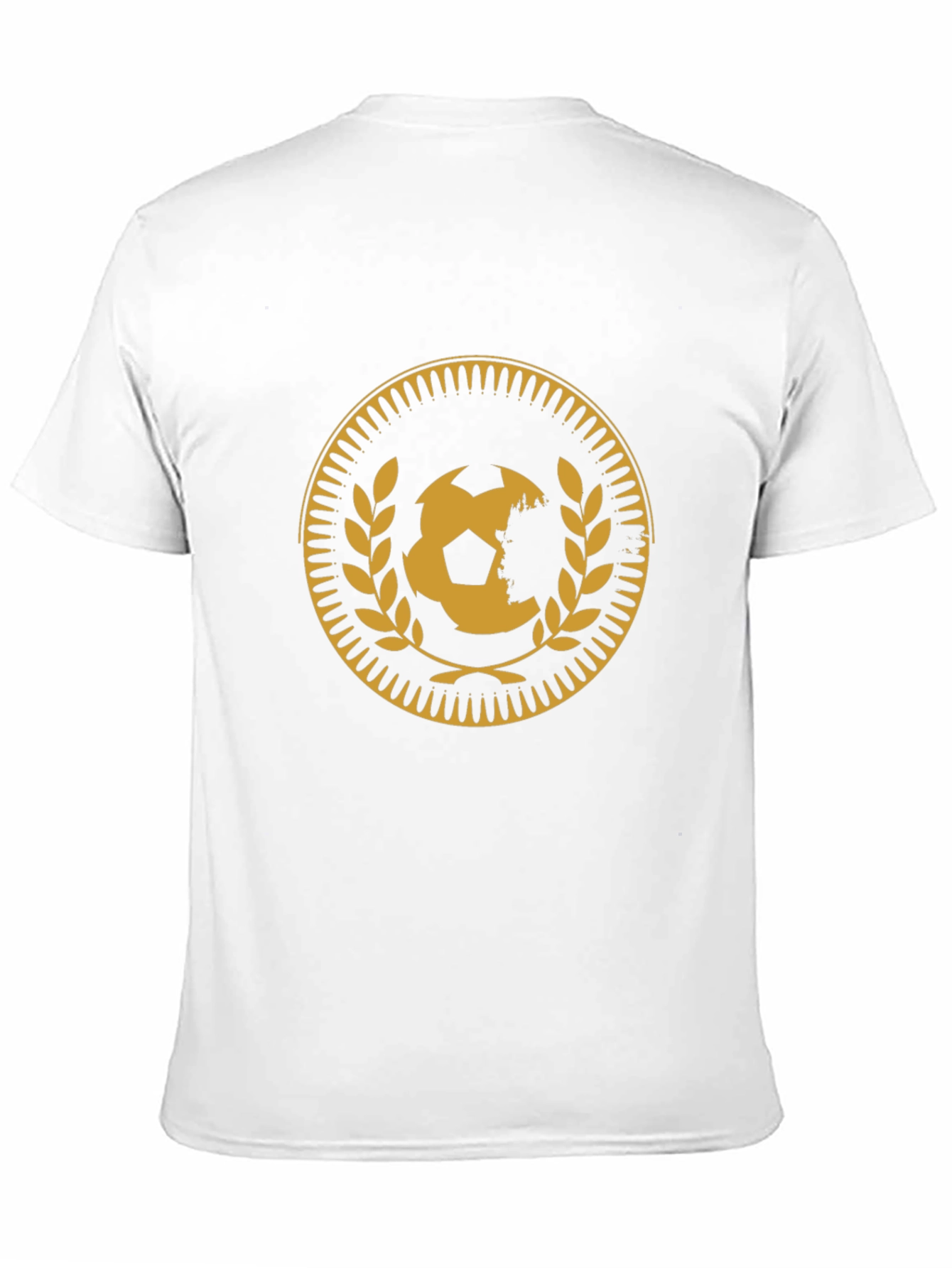 Soccer Ball Medallion Black T-Shirt
