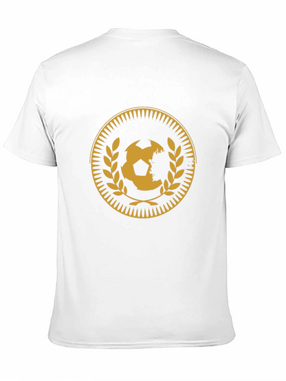 Soccer Ball Medallion Black T-Shirt