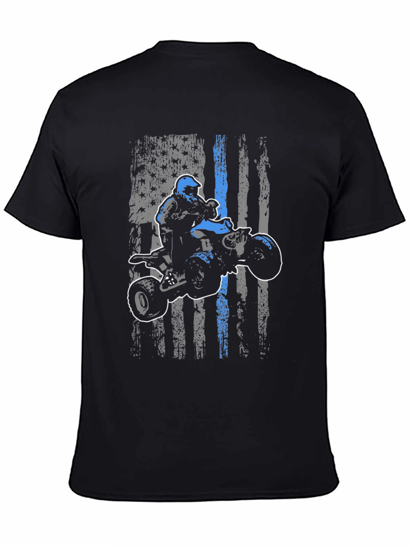 ATV Rider American Flag T-Shirt