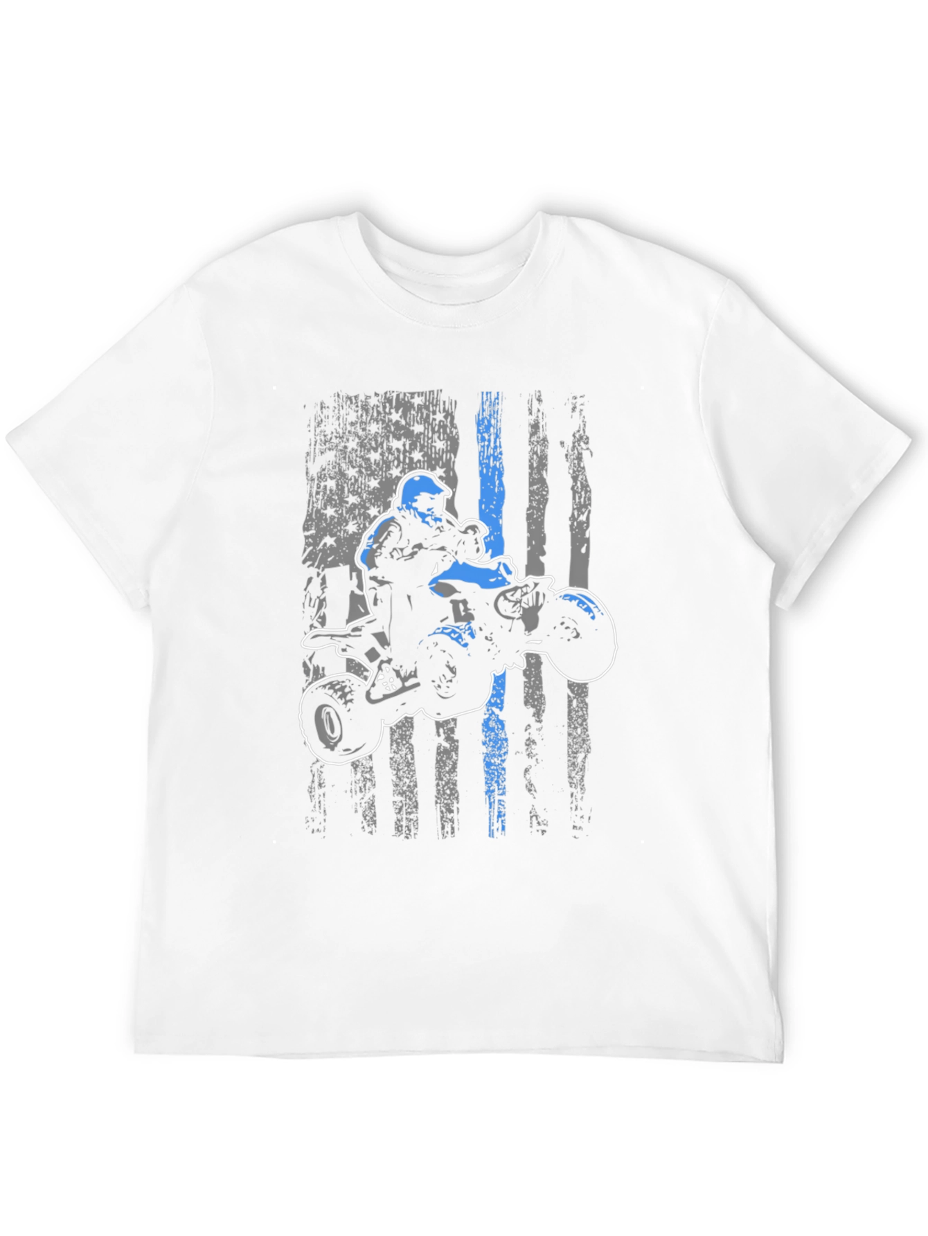 ATV Rider American Flag T-Shirt