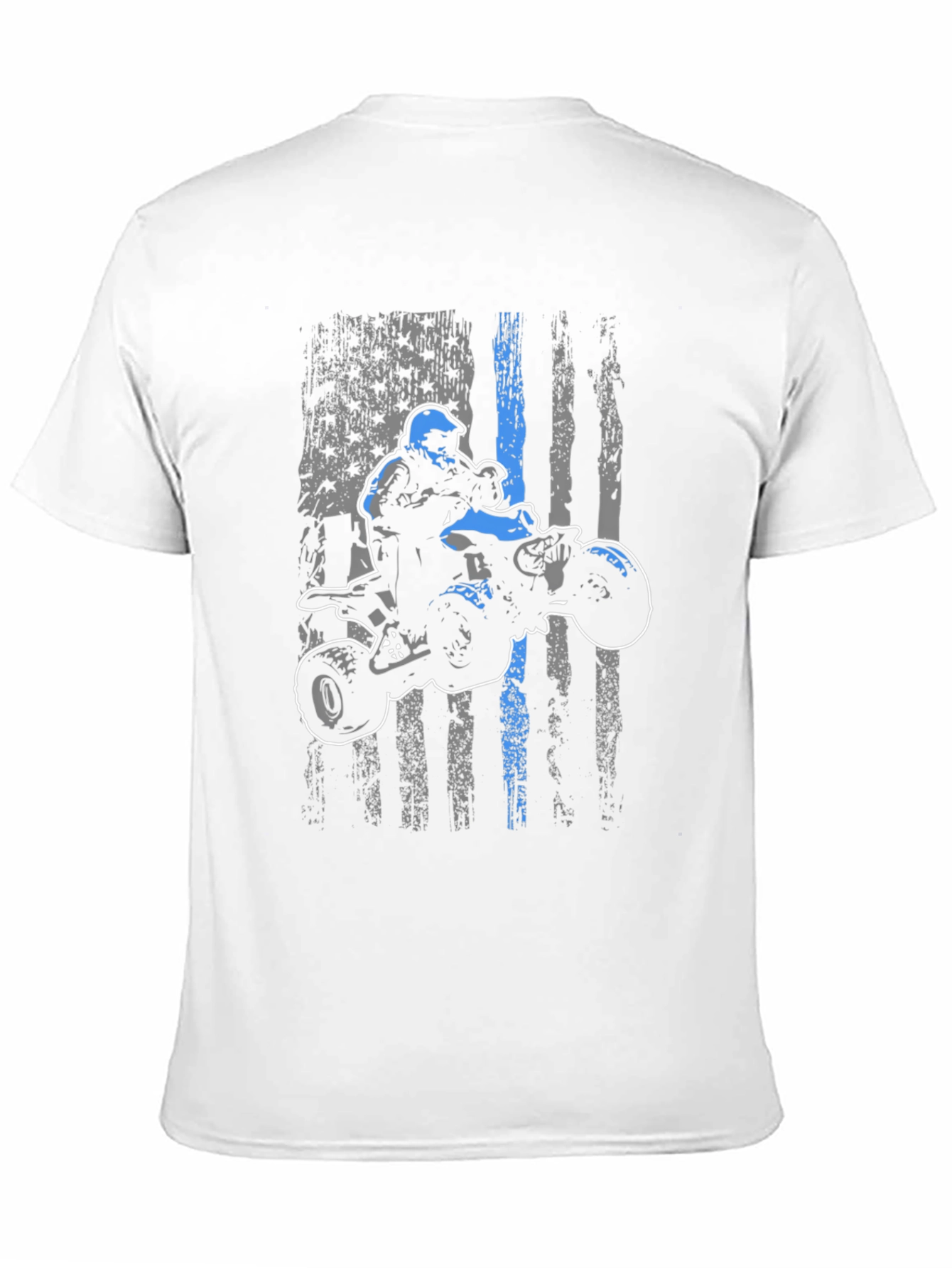 ATV Rider American Flag T-Shirt