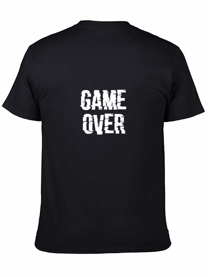 Game Over Black Graphic Tee - Gamer Style