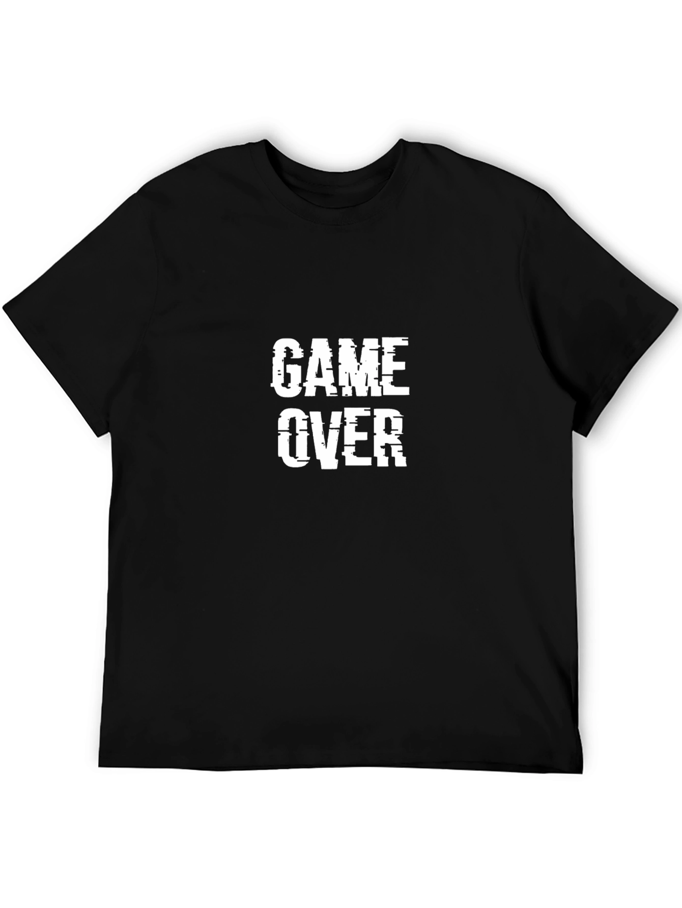 Game Over Black Graphic Tee - Gamer Style
