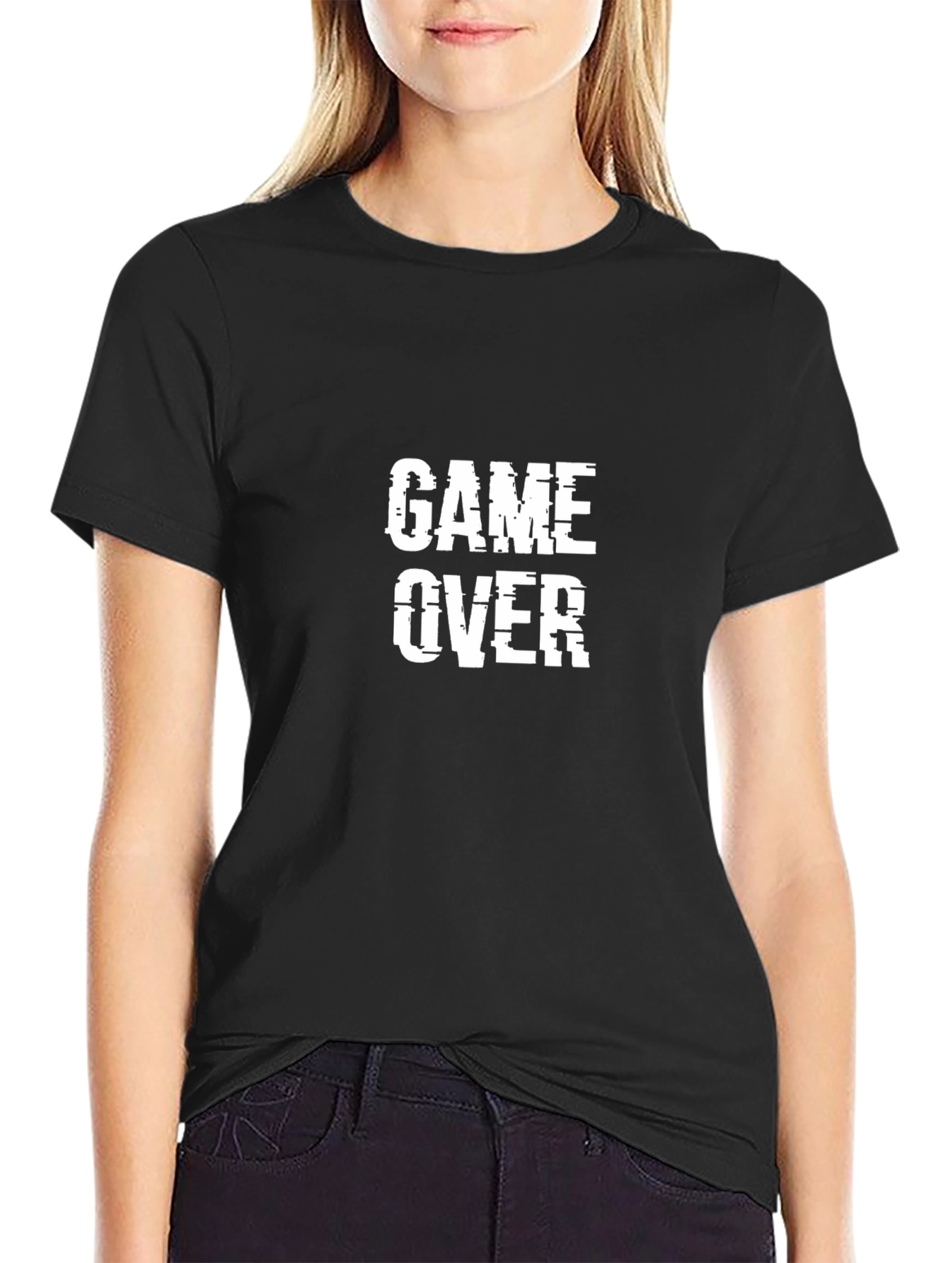 Game Over Black Graphic Tee - Gamer Style