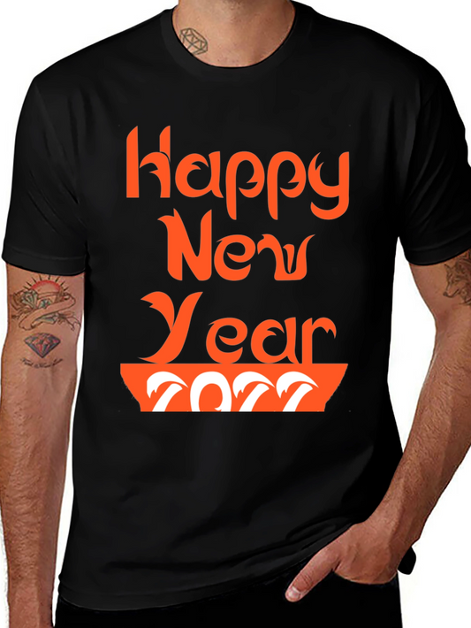 Festive Happy New Year 2022 Graphic Tee