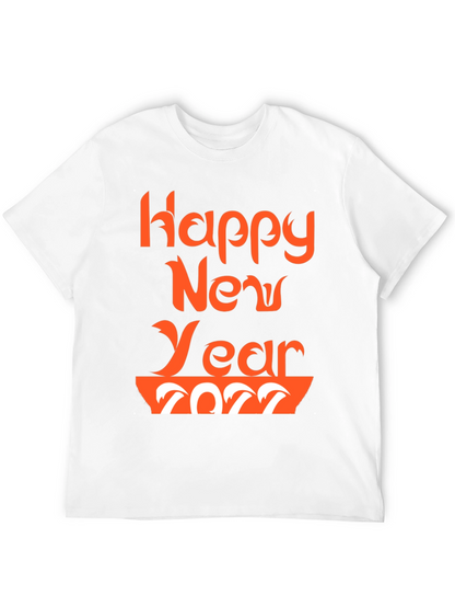 Festive Happy New Year 2022 Graphic Tee