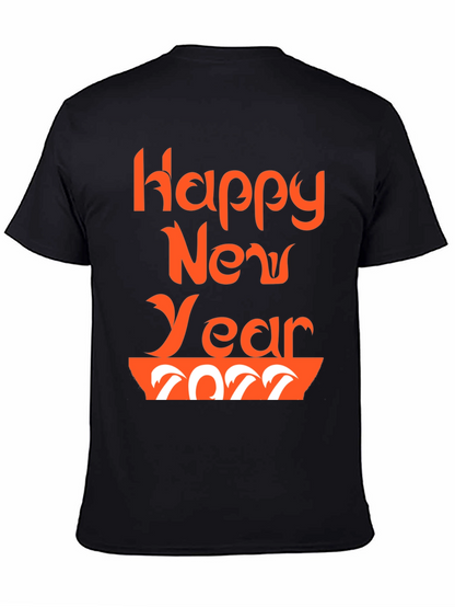 Festive Happy New Year 2022 Graphic Tee