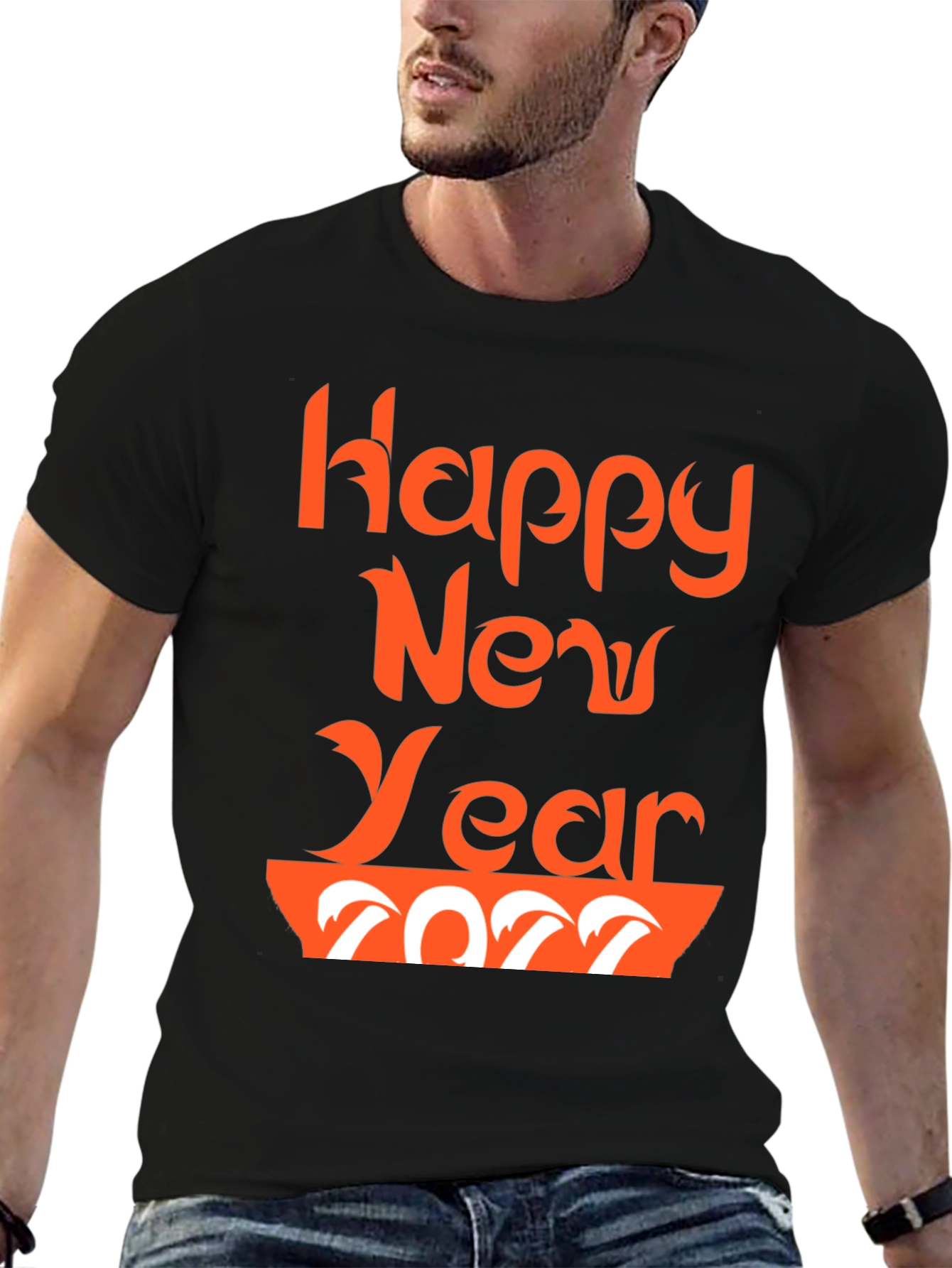Festive Happy New Year 2022 Graphic Tee