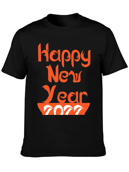 Festive Happy New Year 2022 Graphic Tee