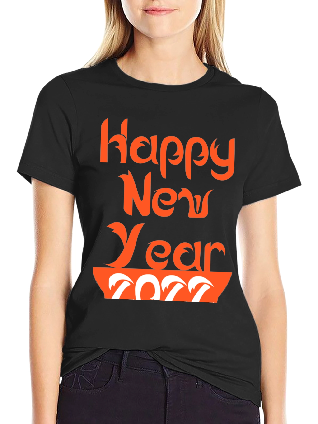 Festive Happy New Year 2022 Graphic Tee