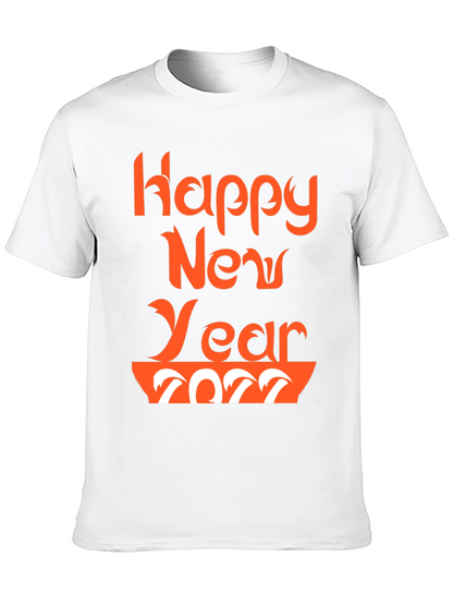 Festive Happy New Year 2022 Graphic Tee