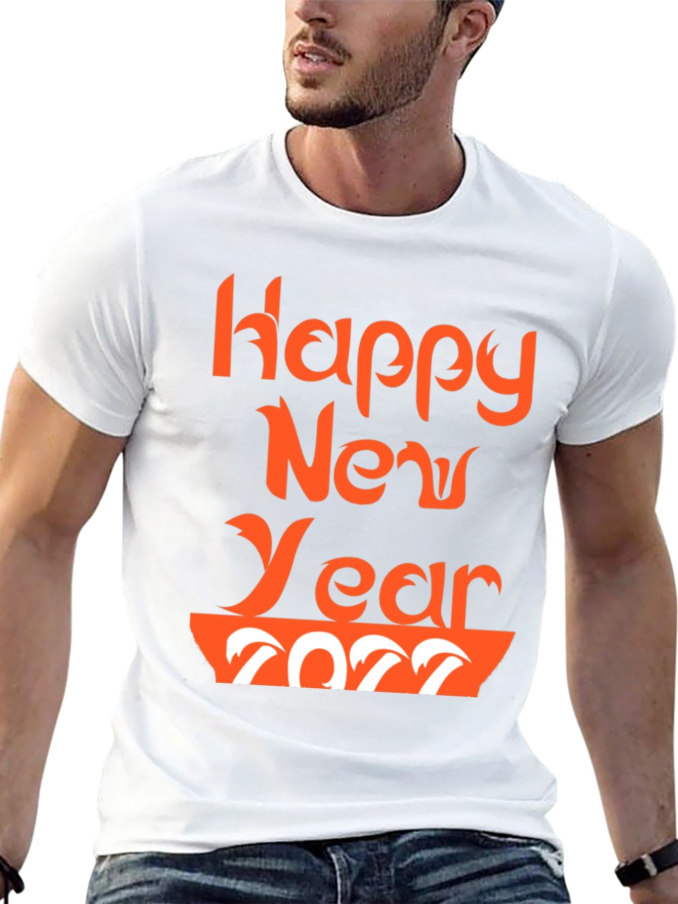 Festive Happy New Year 2022 Graphic Tee