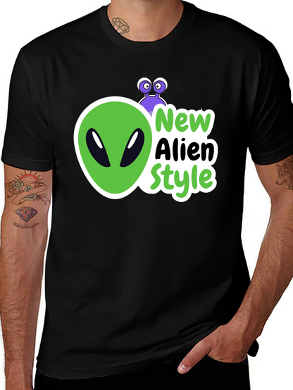 New Alien Style Black T-Shirt