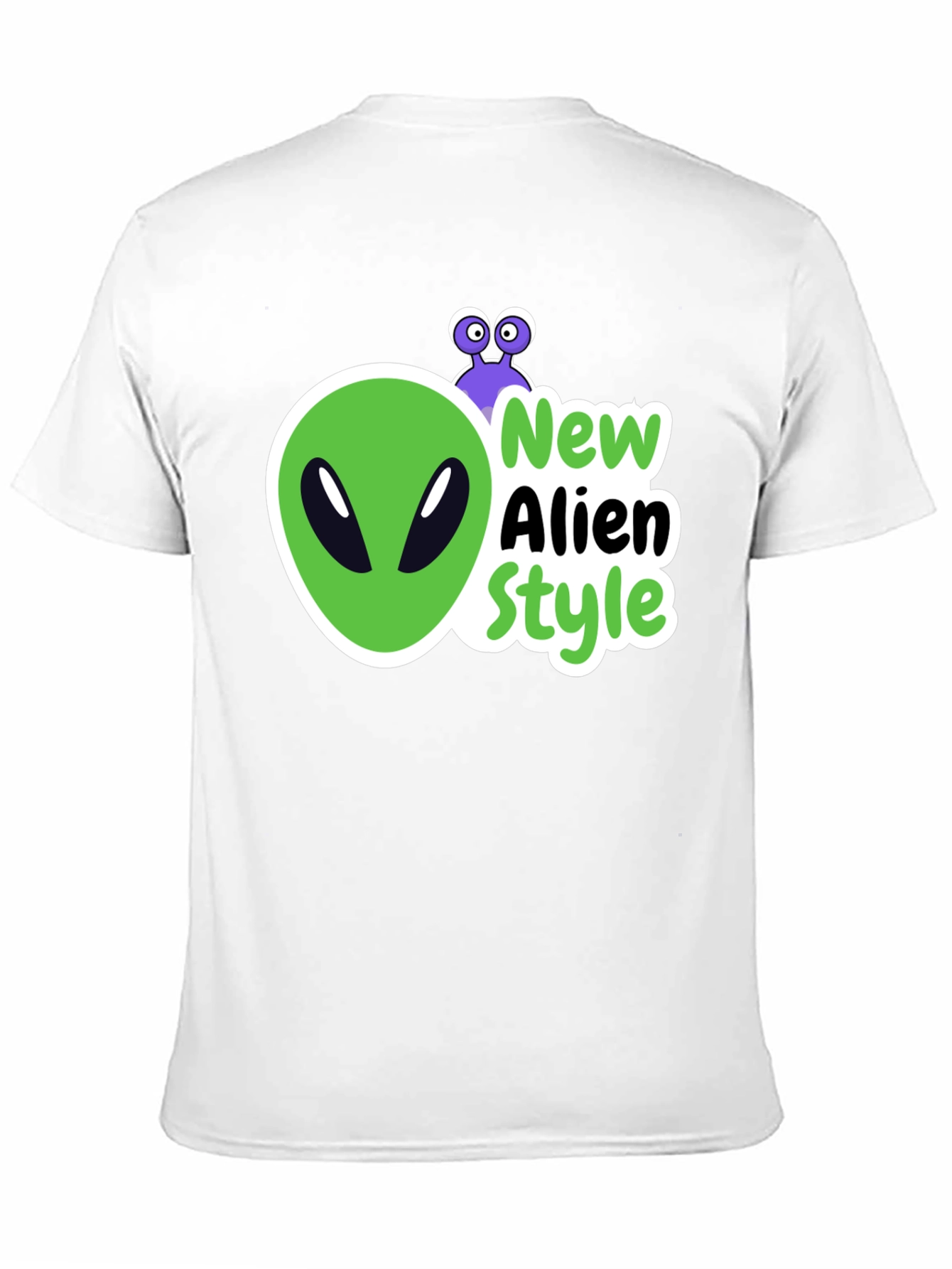 New Alien Style Black T-Shirt