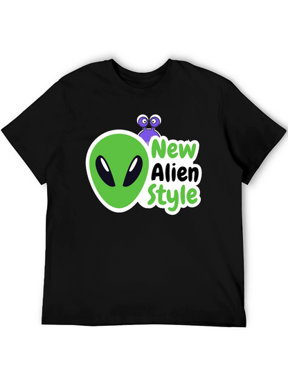 New Alien Style Black T-Shirt