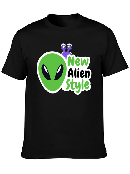New Alien Style Black T-Shirt