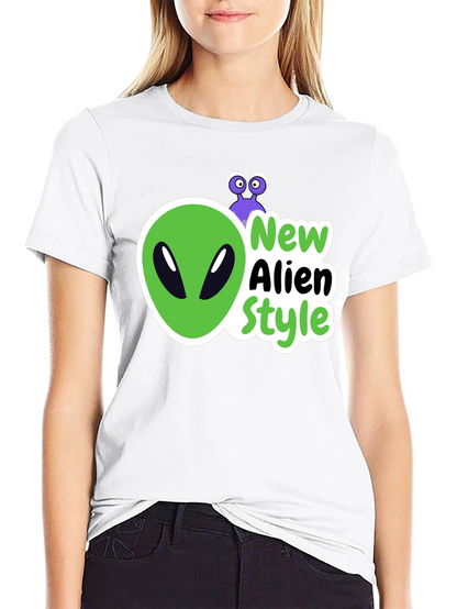 New Alien Style Black T-Shirt
