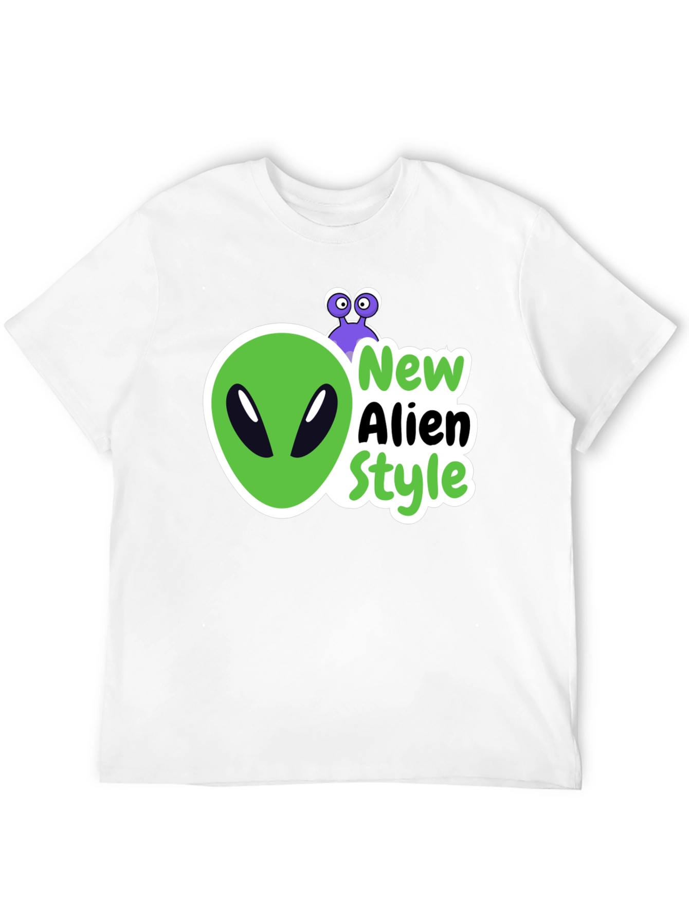 New Alien Style Black T-Shirt