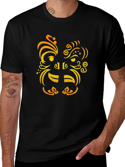 Tribal Art Tee - Unique Graphic Print T-Shirt