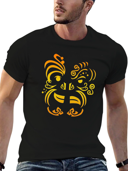 Tribal Art Tee - Unique Graphic Print T-Shirt