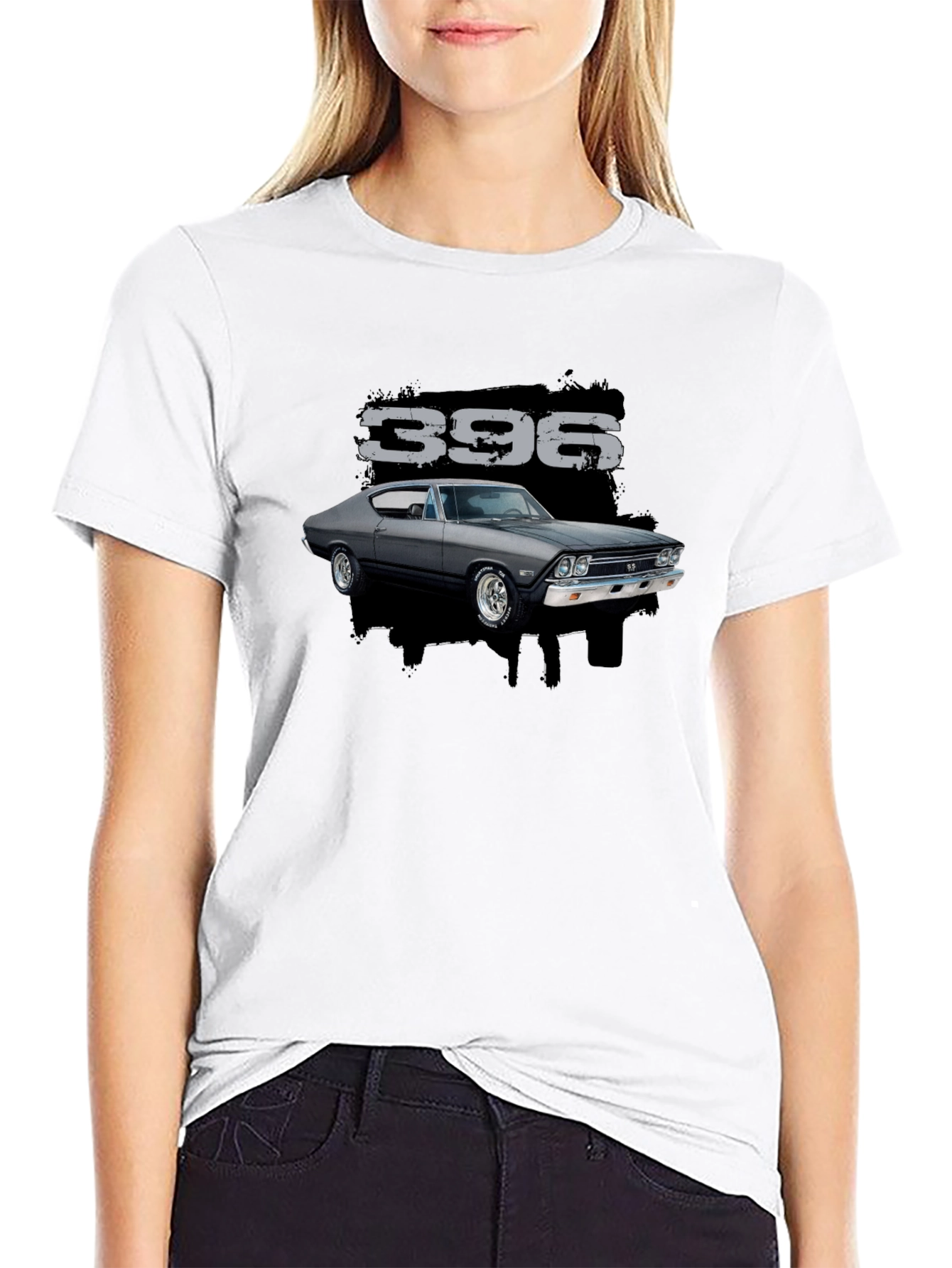 396 Classic Car Graphic T-Shirt