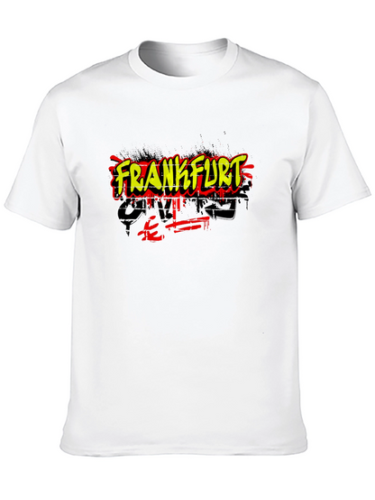 Frankfurt Graffiti Style Black T-Shirt