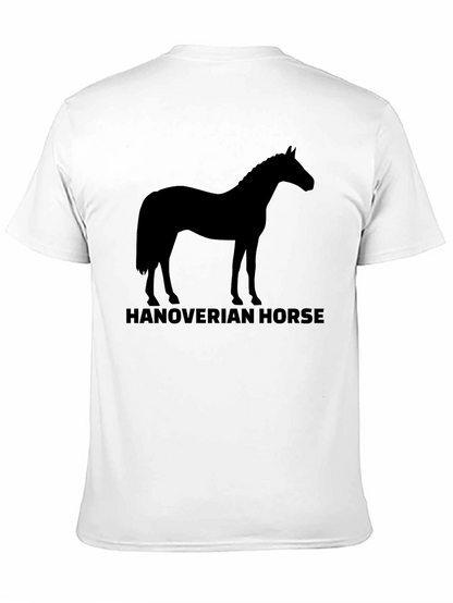 Hanoverian Horse Silhouette T-Shirt - Black
