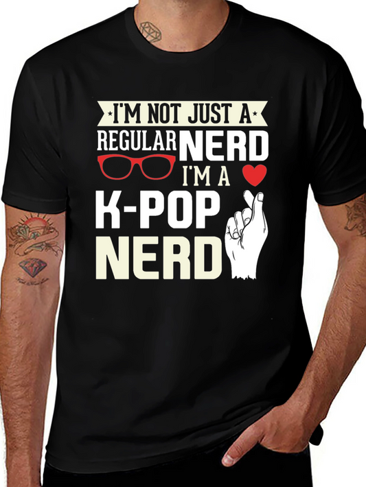 K-Pop Nerd Black T-Shirt