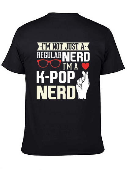 K-Pop Nerd Black T-Shirt