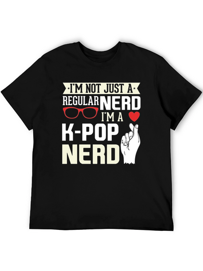 K-Pop Nerd Black T-Shirt