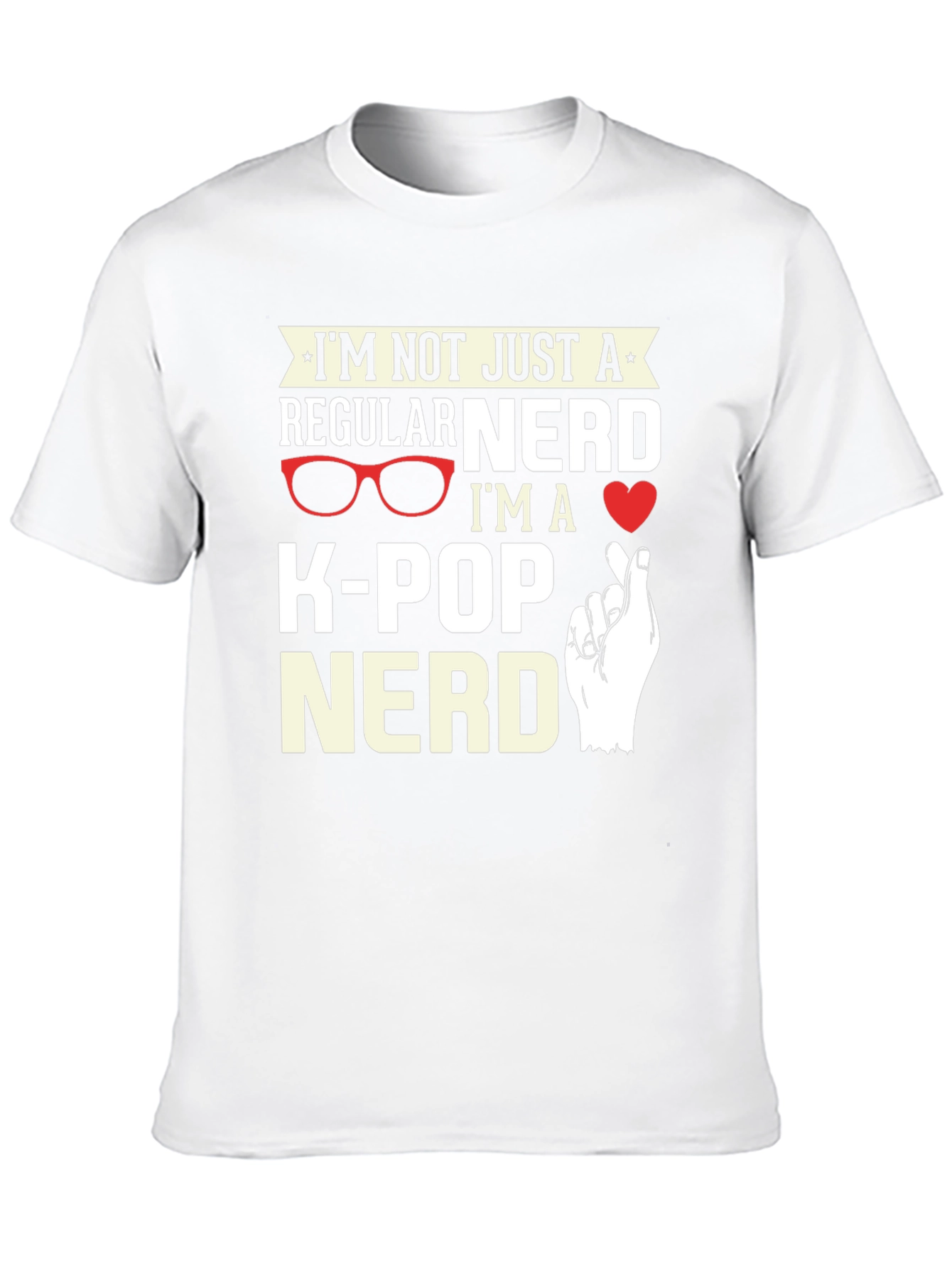 K-Pop Nerd Black T-Shirt