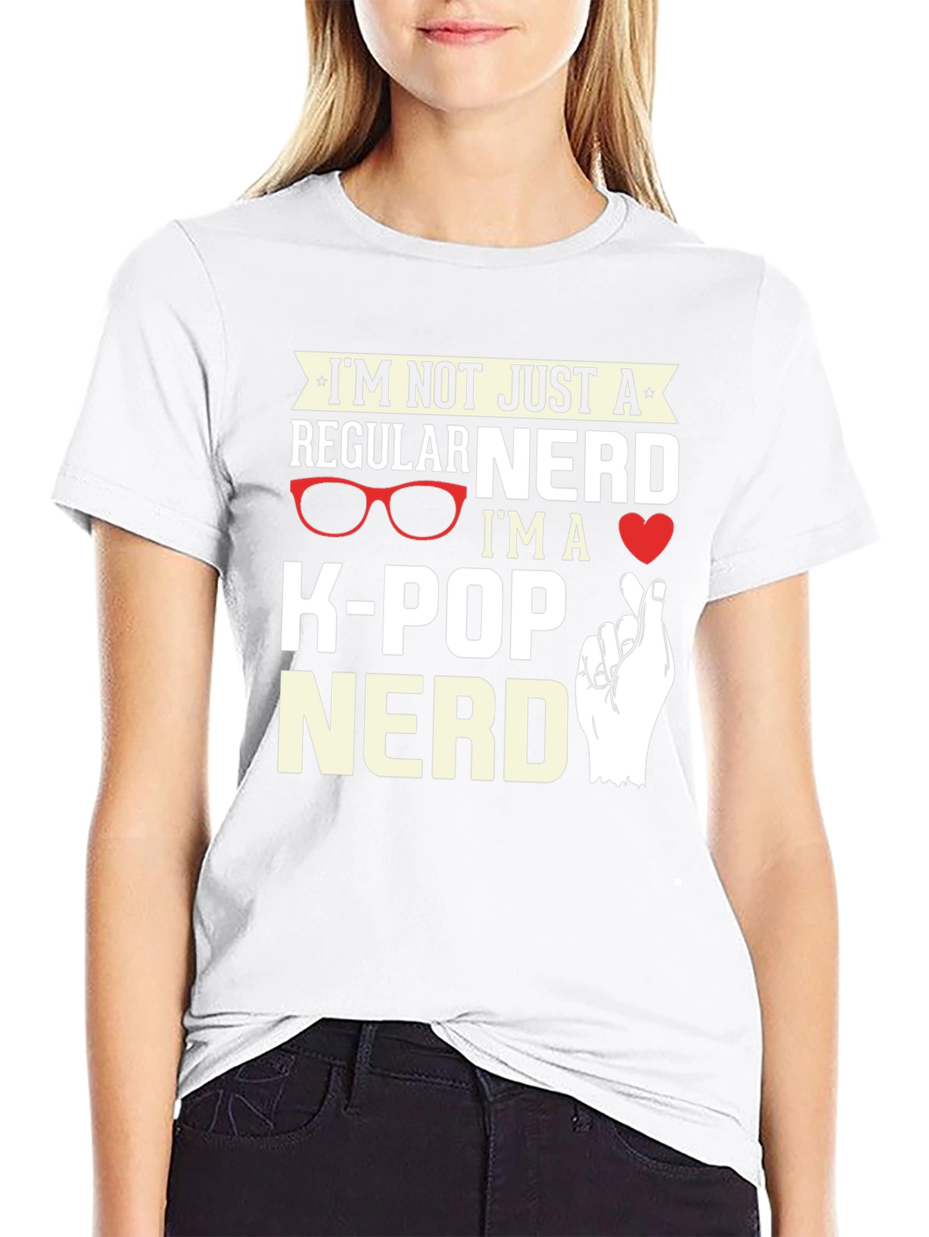 K-Pop Nerd Black T-Shirt