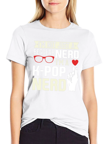 K-Pop Nerd Black T-Shirt