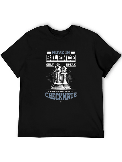 Move in Silence Chess Graphic T-Shirt