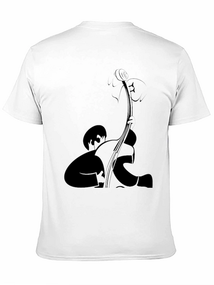 Bass Player Graphic Tee - Black Comfort Fit