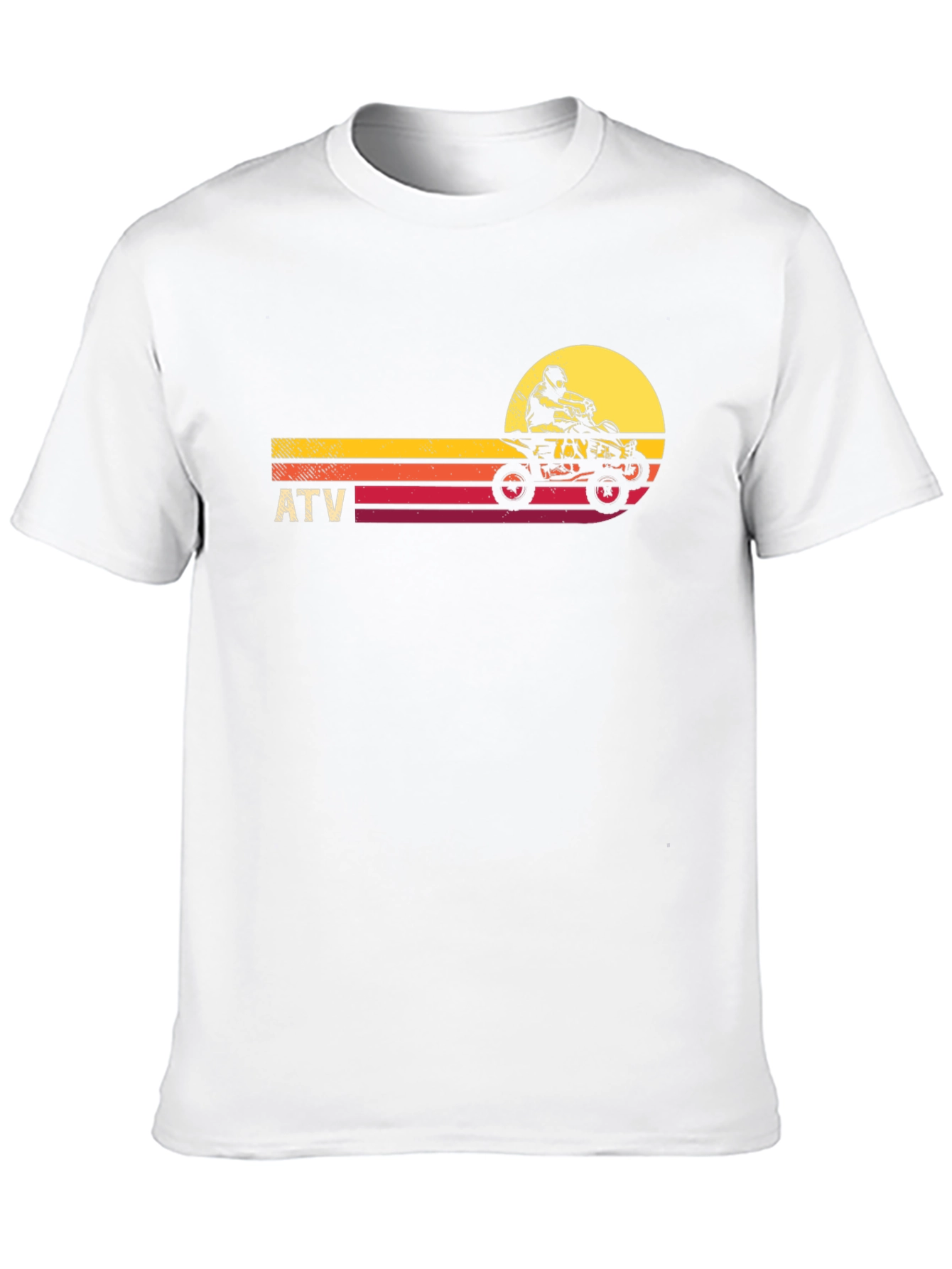 ATV Sunset Graphic Tee - Off-Road Adventure Shirt
