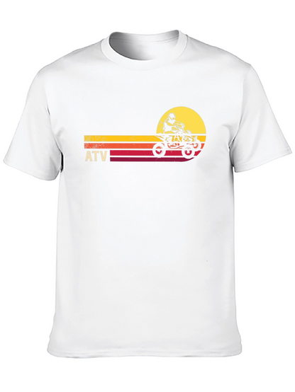 ATV Sunset Graphic Tee - Off-Road Adventure Shirt