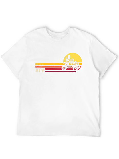 ATV Sunset Graphic Tee - Off-Road Adventure Shirt