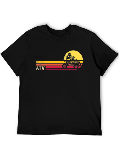 ATV Sunset Graphic Tee - Off-Road Adventure Shirt