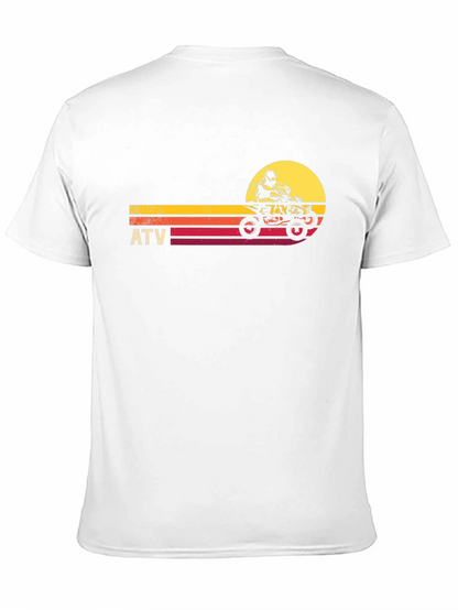 ATV Sunset Graphic Tee - Off-Road Adventure Shirt