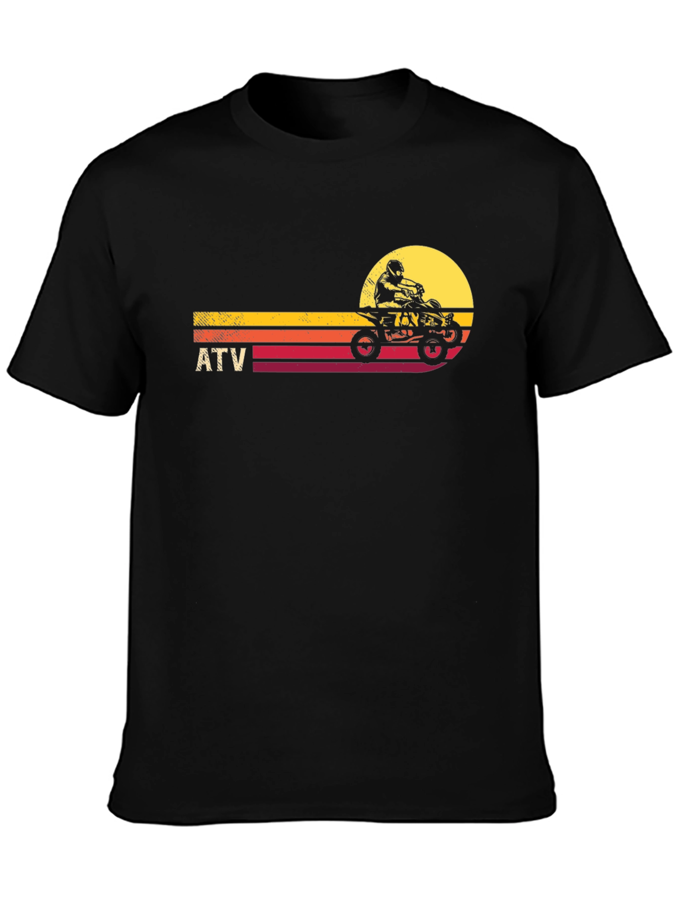 ATV Sunset Graphic Tee - Off-Road Adventure Shirt